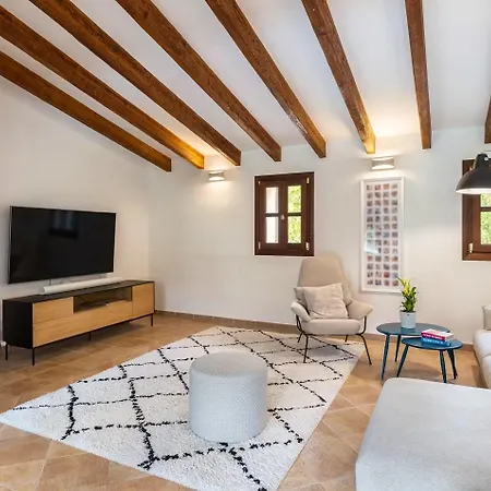 Stylish With A Pool And An Outdoor Kitchen Set In A Beautiful Valley In The North-east Of Mallorca